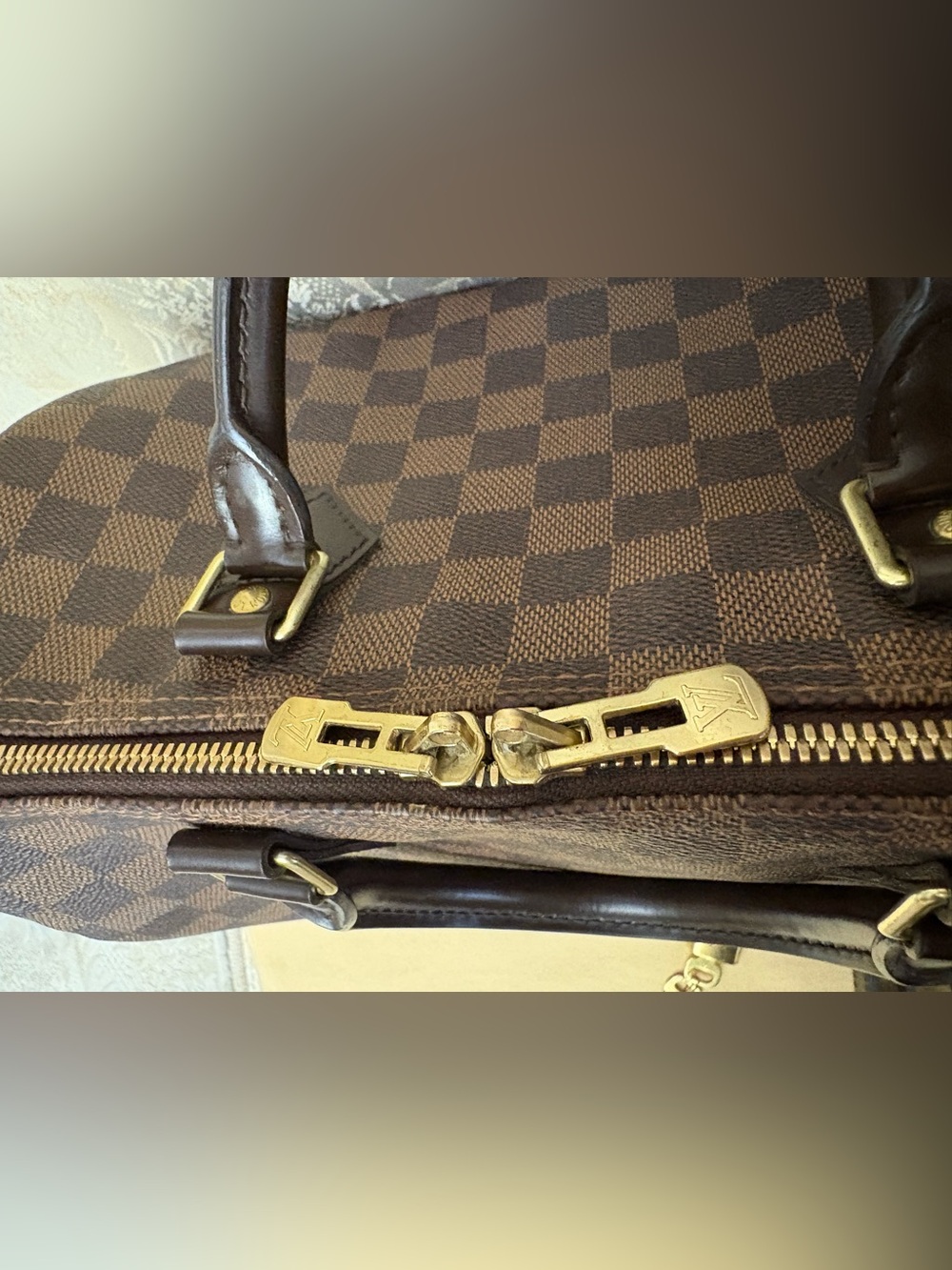 Louis Vuitton Brown Damier Ebene speedy 30 bandouliere - Picture 8 of 11